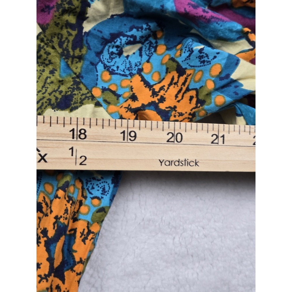 Jennifer & Grace L floral peasant blouse shirt balloon sleeves cottagecore boho - Picture 8 of 11